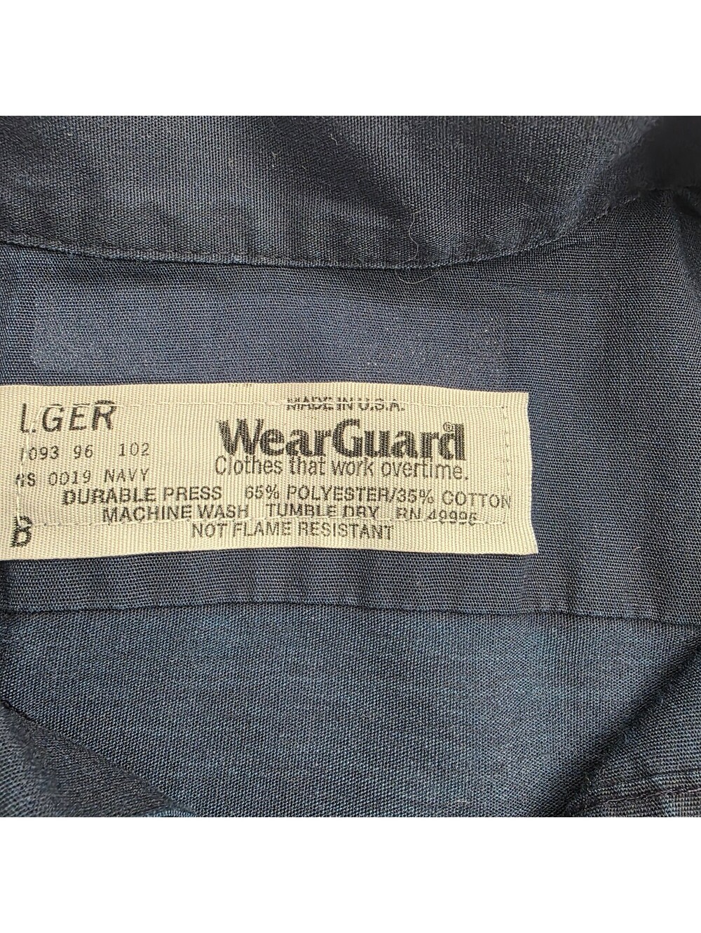 Vintage American Airlines Navy Workwear Uniform Shirt - Picture 4 of 8